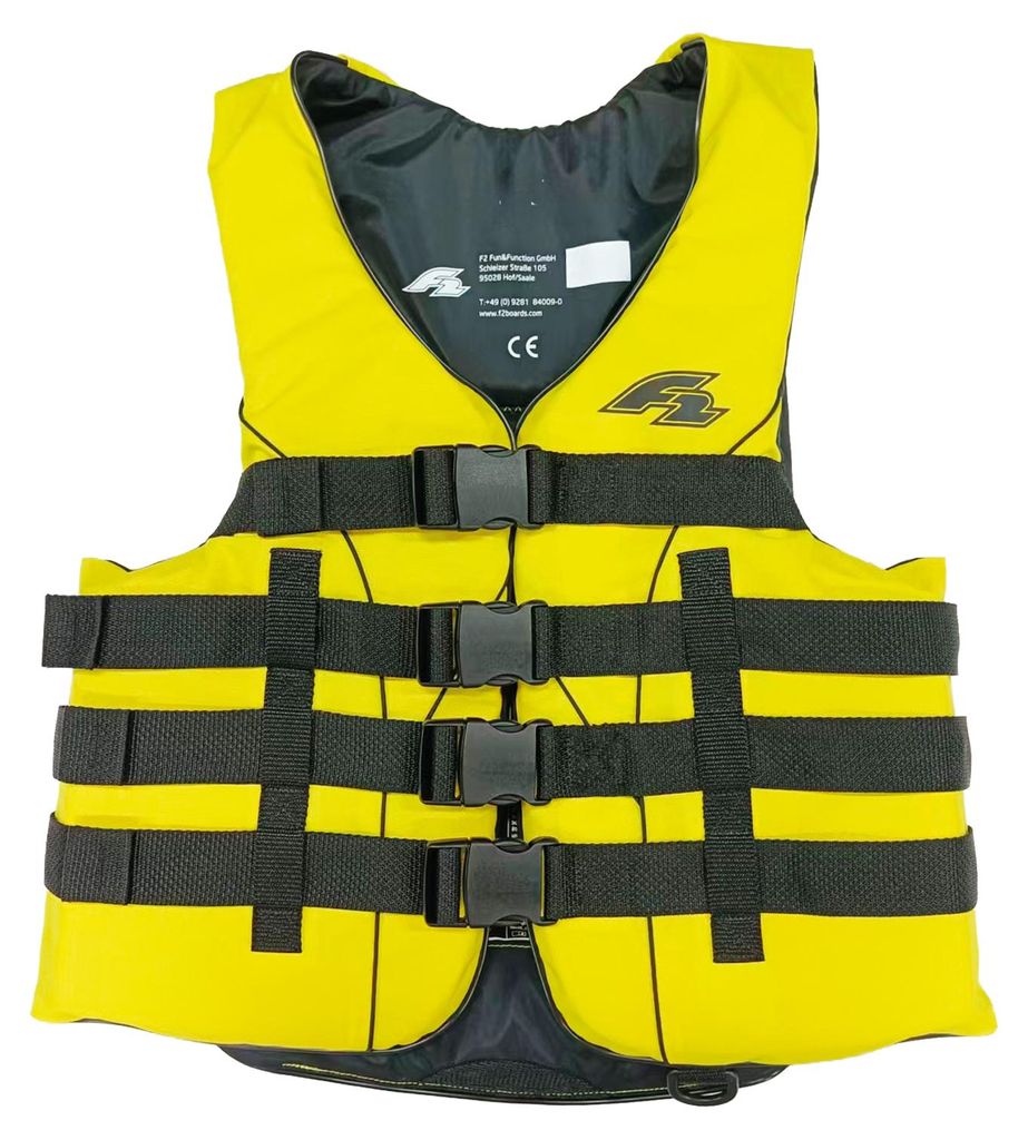 F2 Schwimmhilfe Protection Weste SUP Auftriebshilfe 50N XXL Gelb