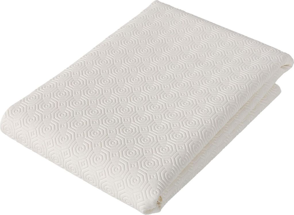 Molton 2,2mm Tischschoner Tischpolster Schutz Unterlage für Tisch unter Tischdecke weiß 140x160cm