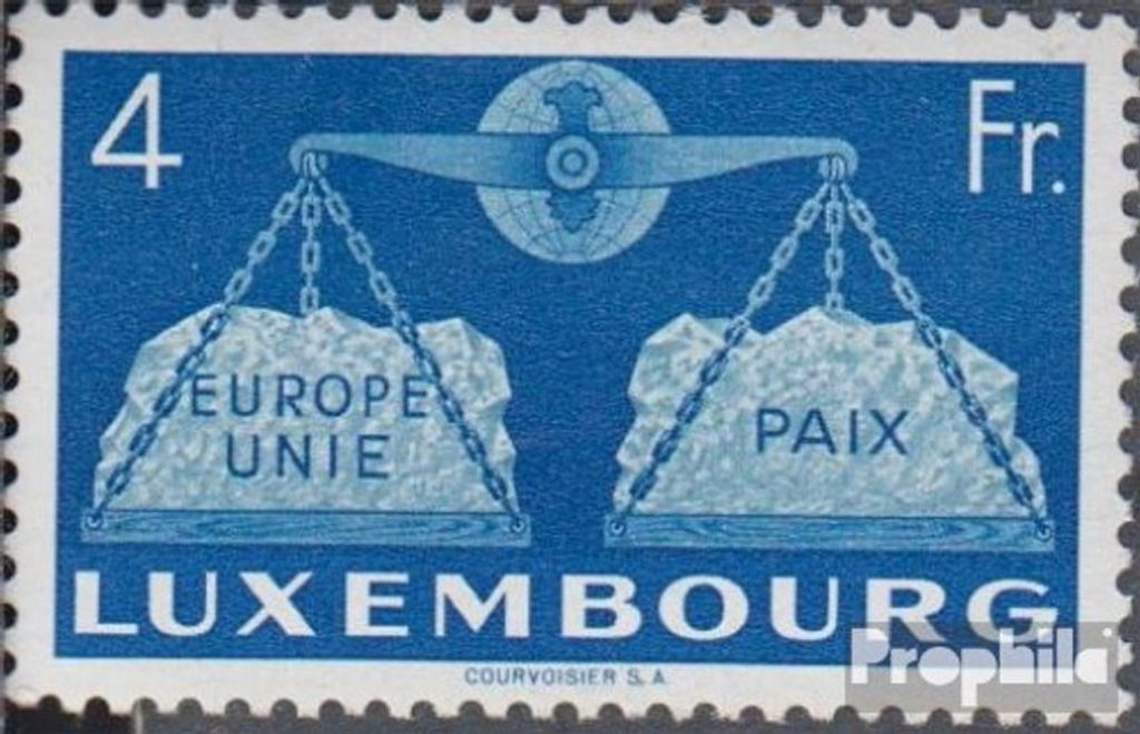 Briefmarken Luxemburg 1951 Mi 483 postfrisch Einigung