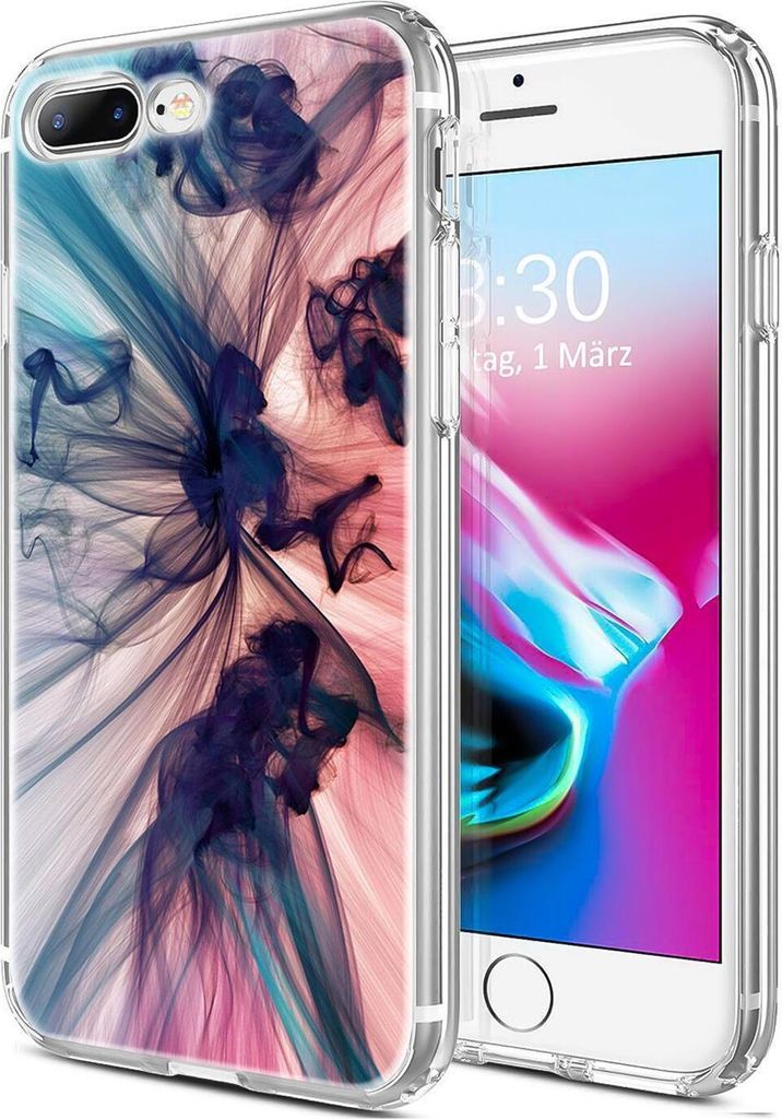 Conie Aufdruck Silikon Schutzhülle für iPhone 7 Plus / 8 Plus Tasche Case Bild Cover Bumper TPU Hülle als Motiv 03