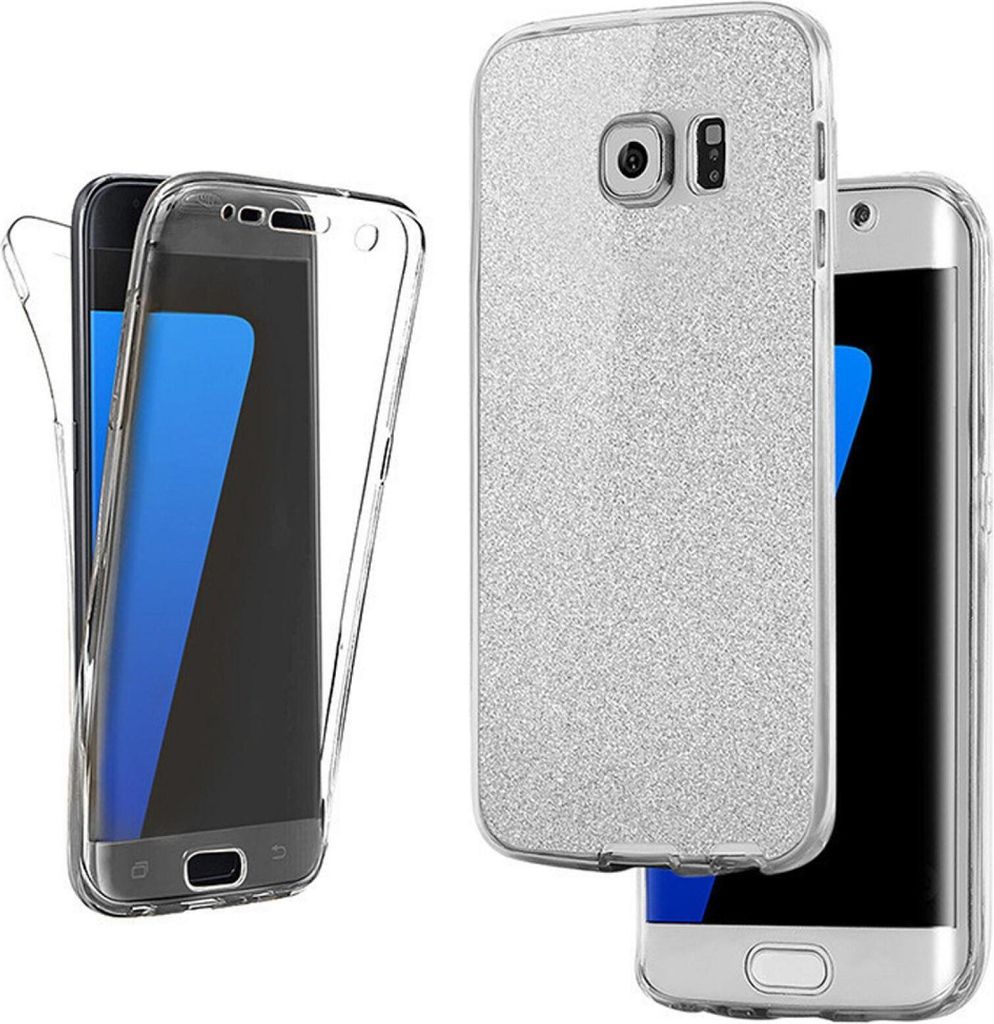 Samsung Galaxy S5 SM-G900F/i9600 Full TPU Case Glitzer Transparent