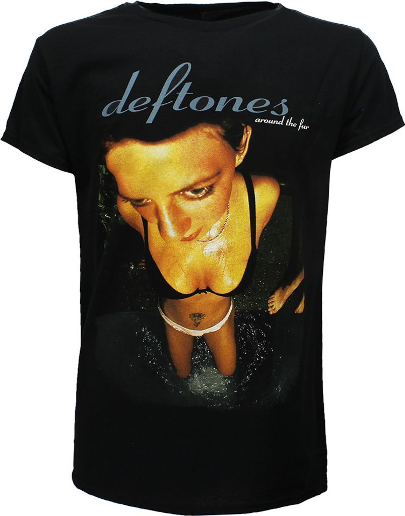 Deftones Around The Fur Album-Cover-T-Shirt – offizielles Merchandise | Popmerch.com - XXL