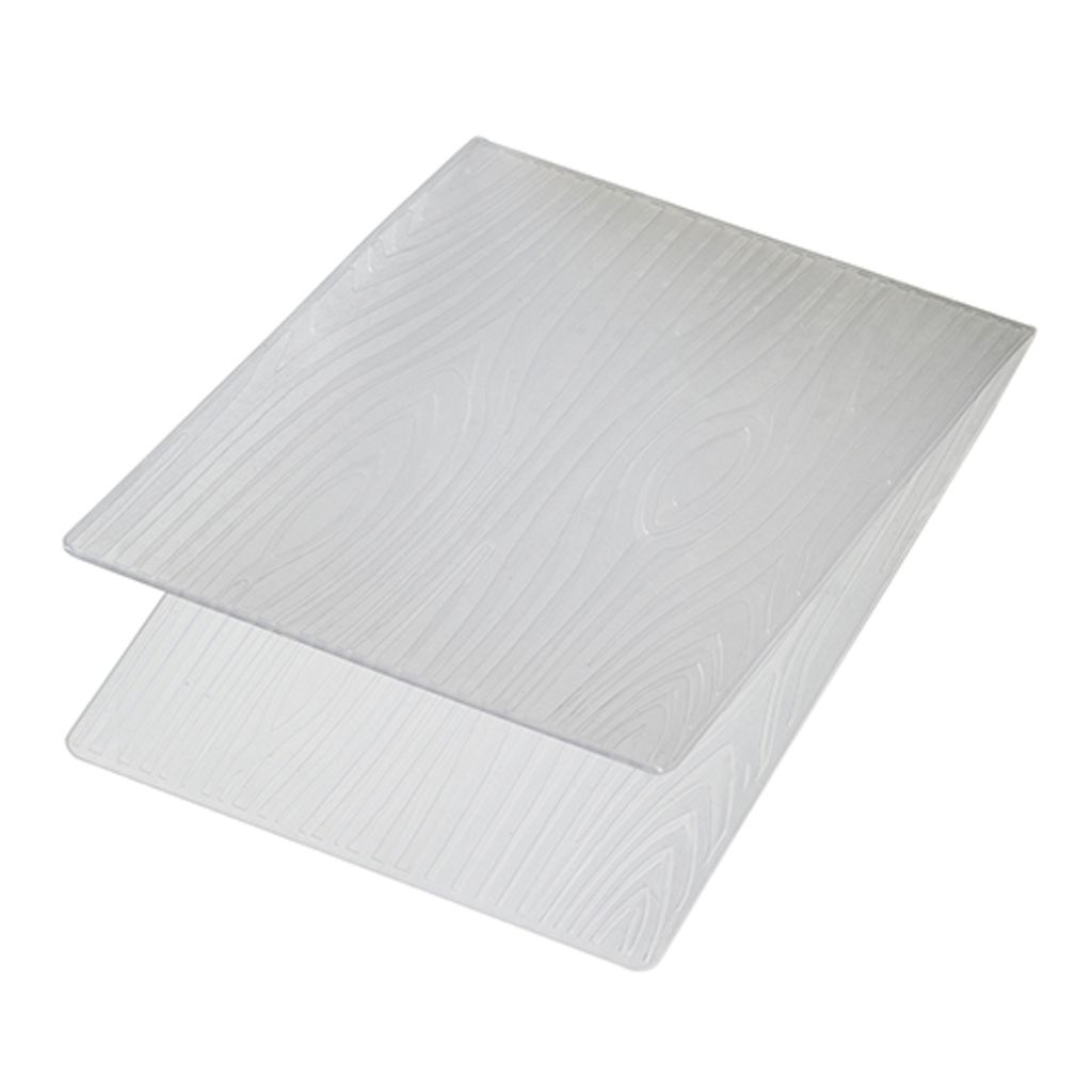 Embossing-Prägefolder/ -schablone Holzmaserung 10,6x15cm Produktbild 