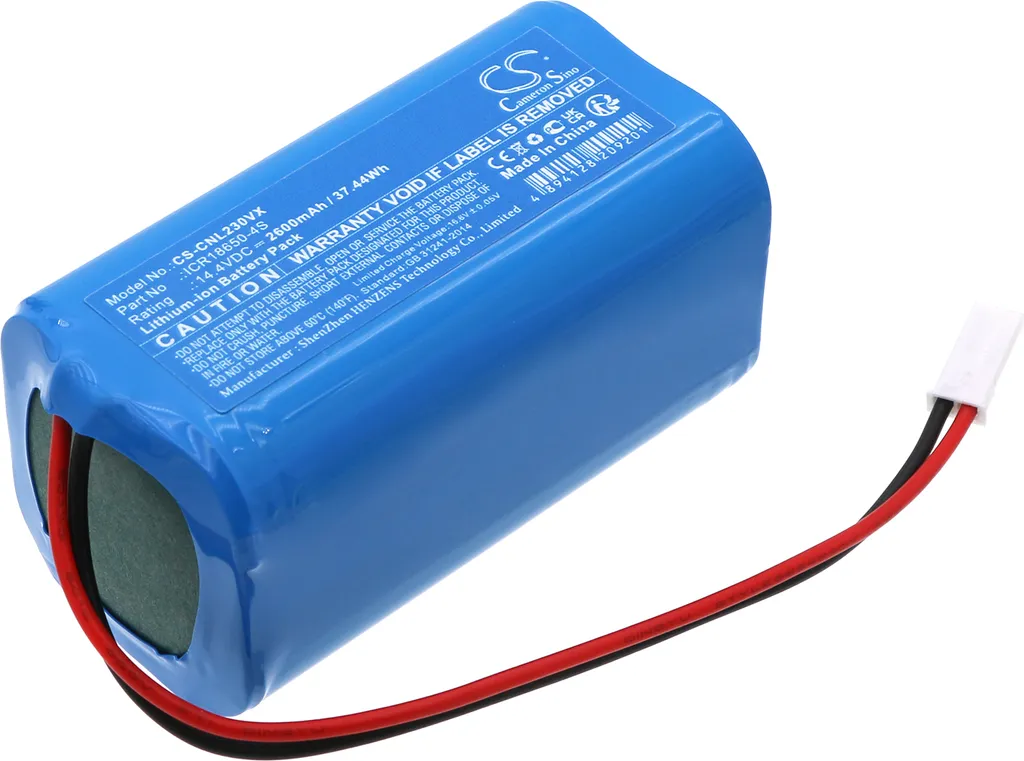 Batterie Netbot S23 pour Ikohs Create remplace ICR18650-4S - Li-ion 14.4V