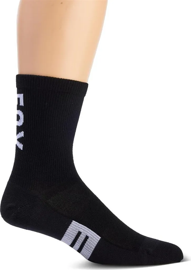 Chaussettes de cyclisme en laine mérinos Flexair 6" Noir Taille XS/S