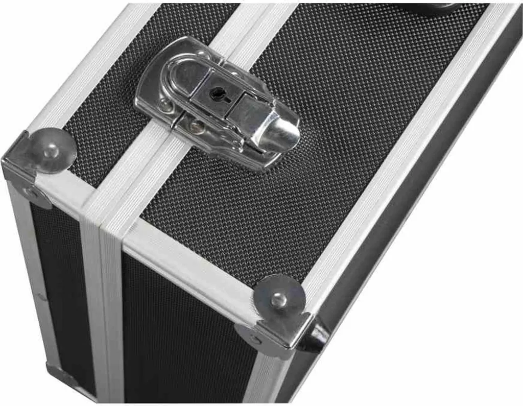 Mallette à outils Ironside 191-002 en aluminium noir 460x330x150 mm