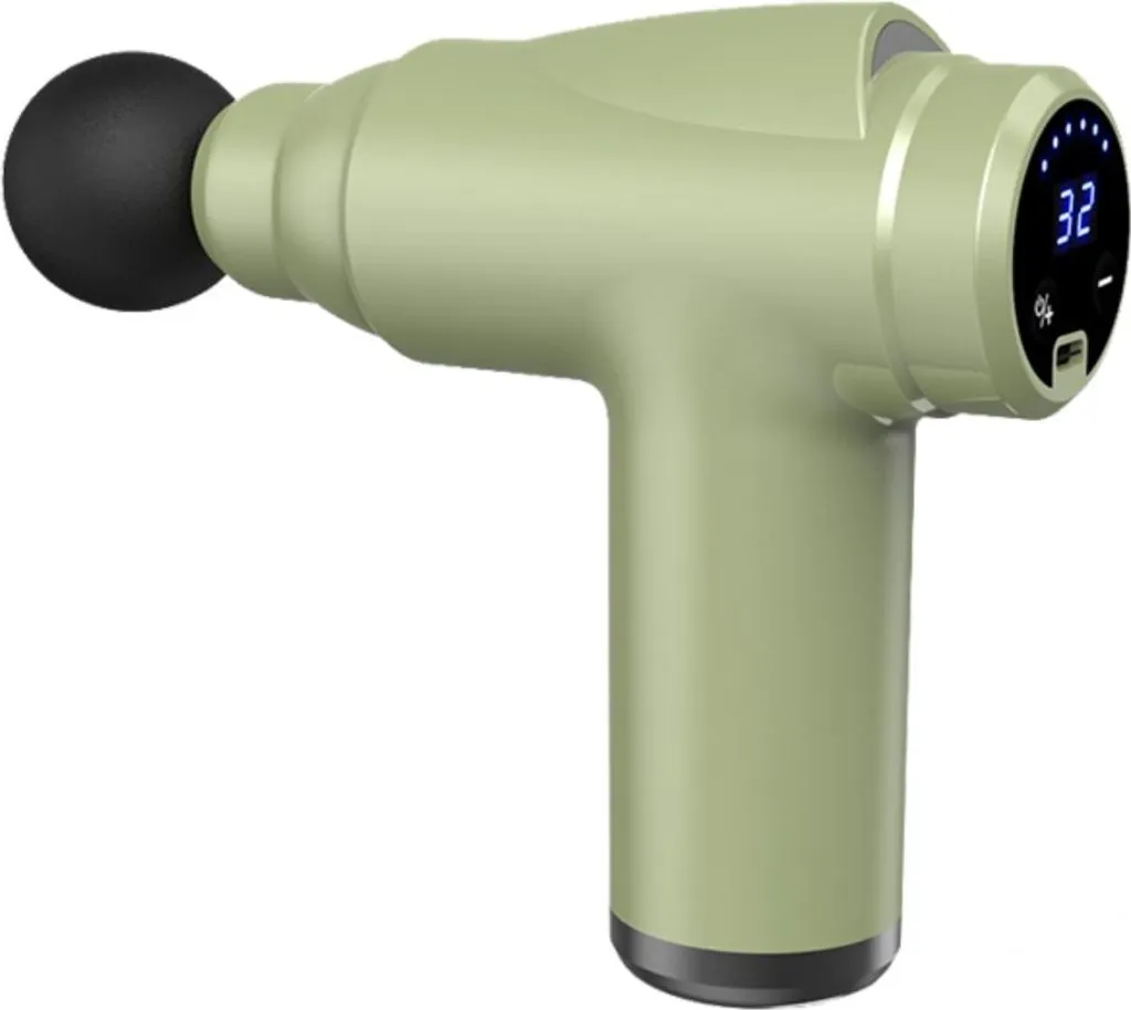 Soulager les Courbatures avec le Pistolet de Massage Mini Tactile Vert