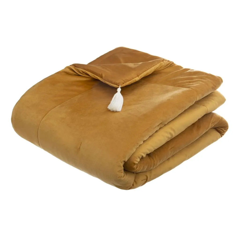 Trapunta Sonia Velluto Senape 80x180 cm Atmosphera | Lusso per Letto