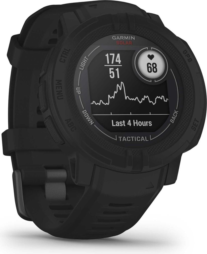 Garmin Instinct 2 Solar Tactical Edition Black Produktbild 