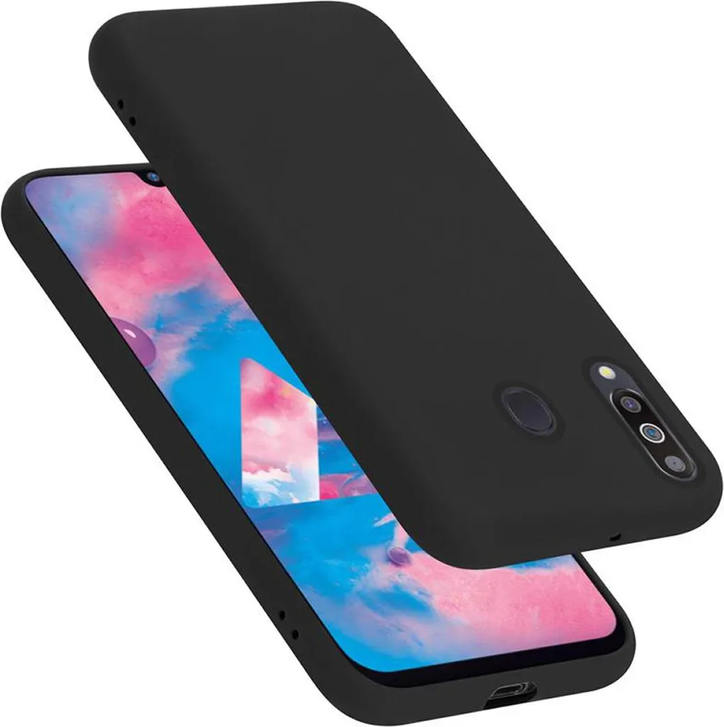 Cadorabo Custodia Samsung Galaxy M30 / A40s - Cover TPU Nero Anti-Urti