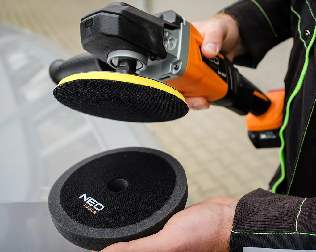 Tampone Spugna Morbida 150mm NEO TOOLS | Lucidatura Auto Economica - 7