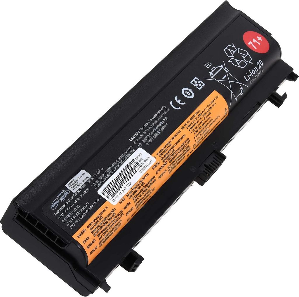 Batterie standard pour ordinateur portable Lenovo Thinkpad Image du produit 
