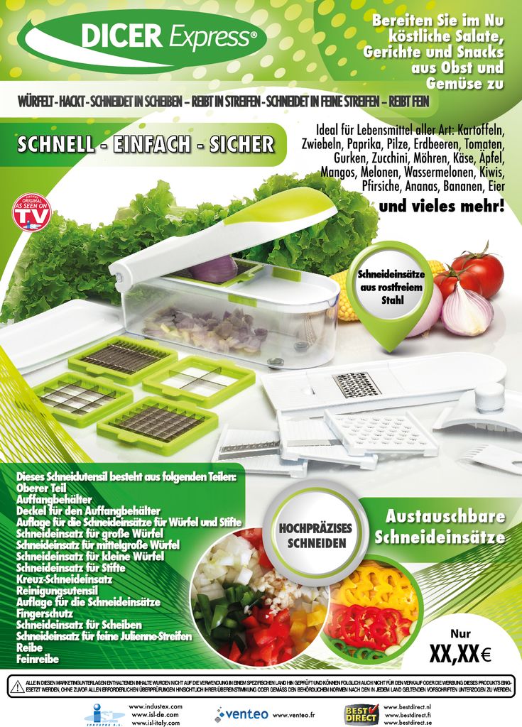 Dicer Express - multifunkčný krájač na zeleninu a ovocie, Obrázok produktu 11