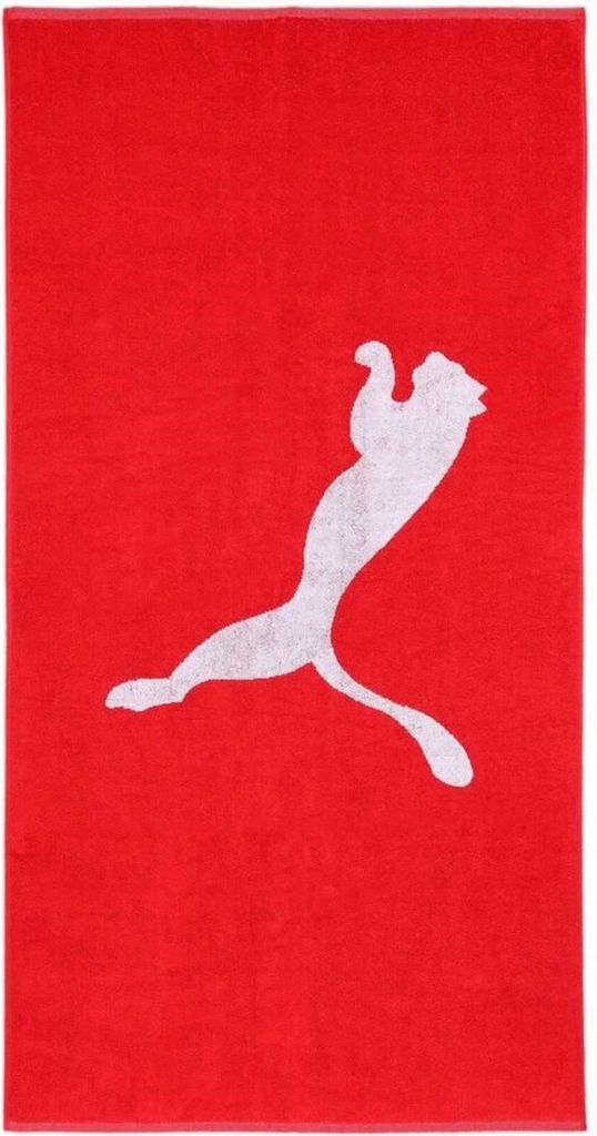 Serviette Puma L 70 x 140 cm rouge et noir Image du produit 