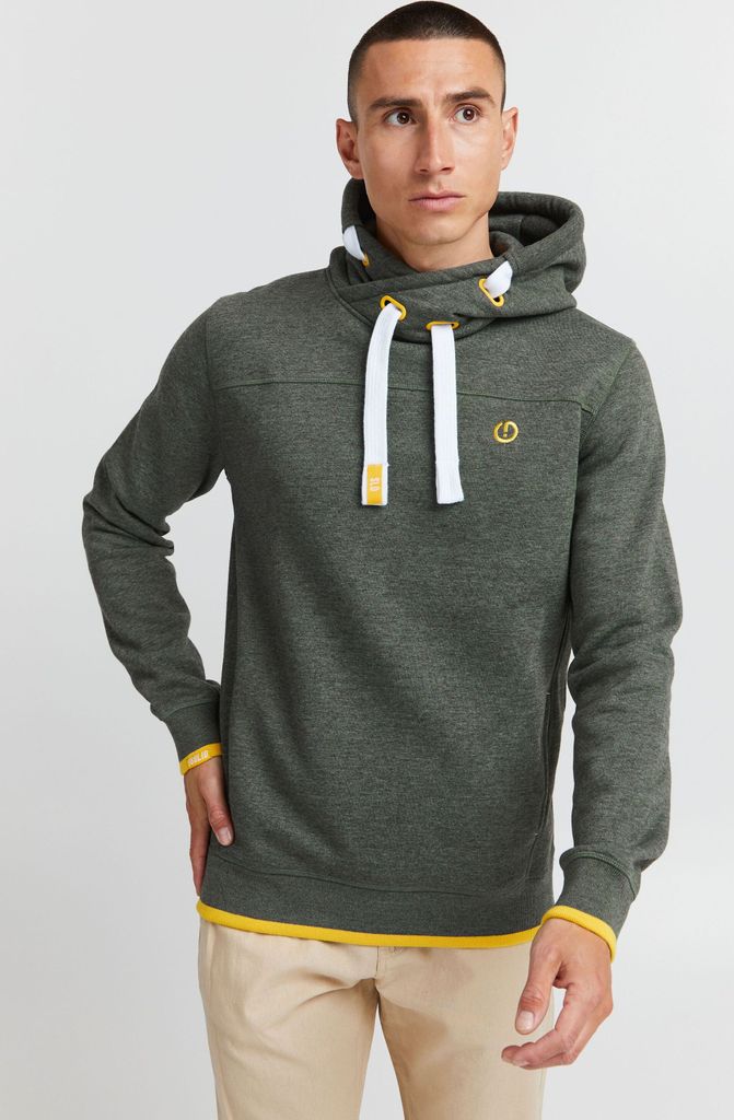 SOLID SDBenjamin Hood Herren Kapuzenpullover Hoodie Pullover mit Kapuze Eingrifftaschen Rippbündchen Baumwollmischung Regular fit