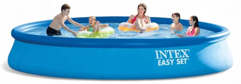 Piscine hors sol ronde 4,57m Easy Set avec système de filtration complet