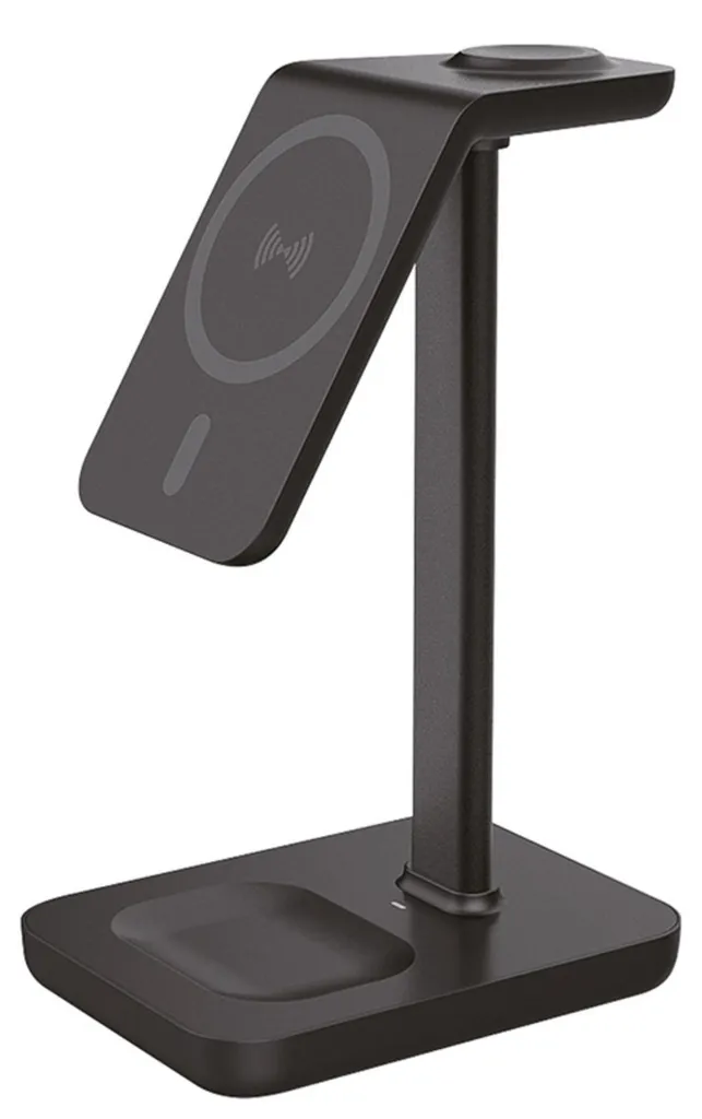 Chargeur sans fil Qi2 Solight SSWC02, charge rapide 15W avec MagSafe