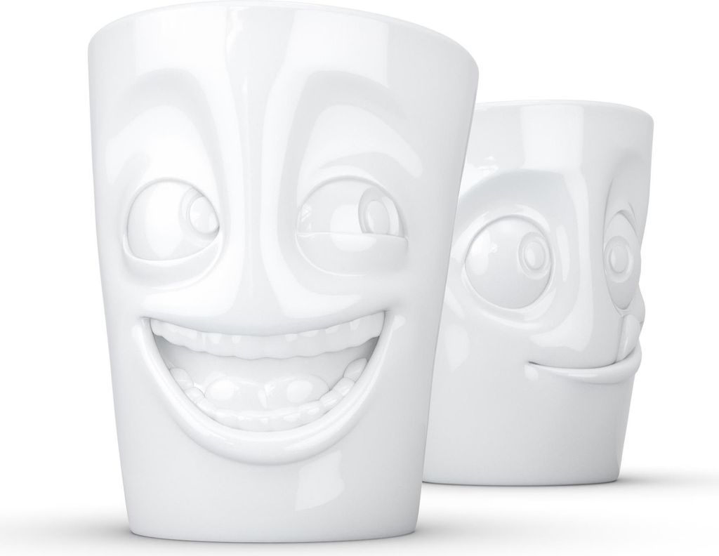 FiftyEight Becher Set witzig & lecker, 2 Stück Produktbild 