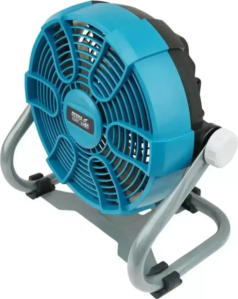 Ventilateur Orientable 2 Vitesses 18V Dedra - Fixation par Crochet - 3