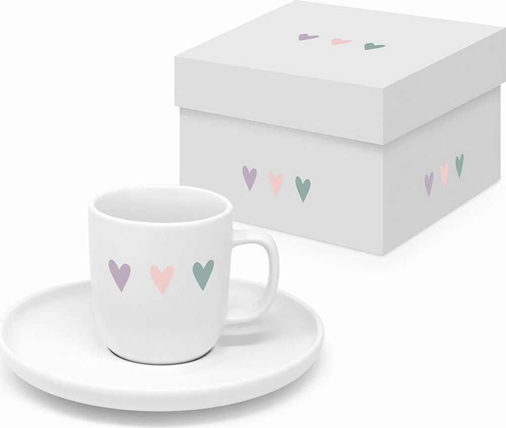 PPD Heart Infusion Matte Espresso, 2-tlg., in Geschenkbox, Produktbild 