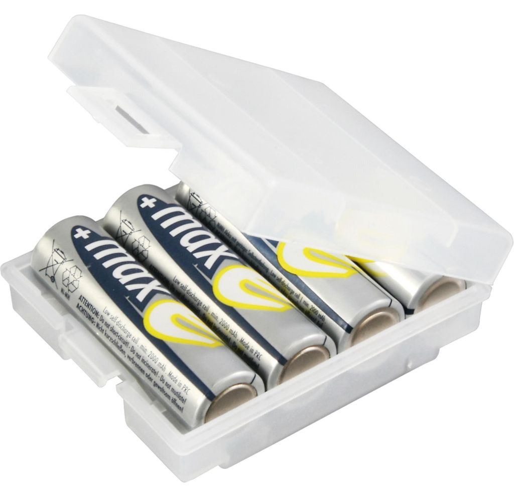 Ansmann 4000740, Priehľadná, Biela, 4 AAA / AA Obrázok produktu 