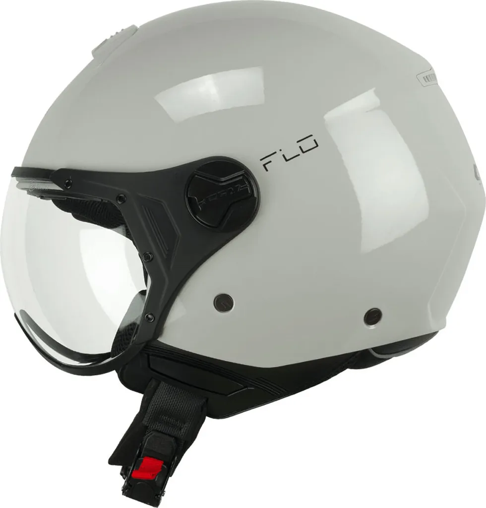 Casque Jet CGM 167A FLO MONO Gris Cendré avec Visière Profilée Taille M2