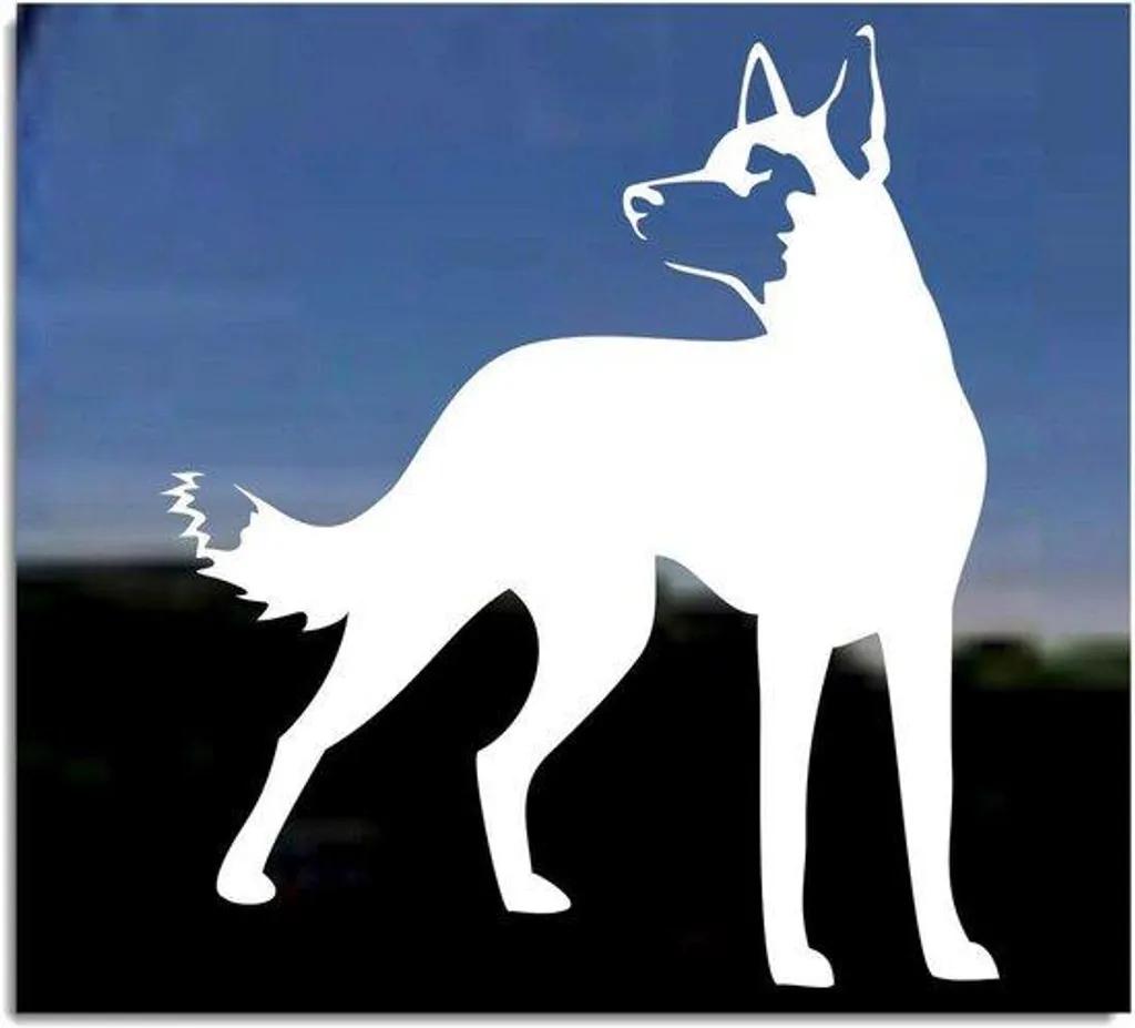 Sticker Chien pour Voiture et Maison Décoration en Vinyle Permanent 5"