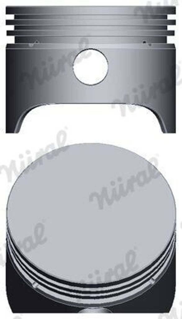 NÜRAL 87-145106-00 Kolben für FIAT Seicento / 600 Schrägheck (187) Panda Schrägheck (141) CINQUECENTO (170) Cinquecento Kasten / Schrägheck (170)