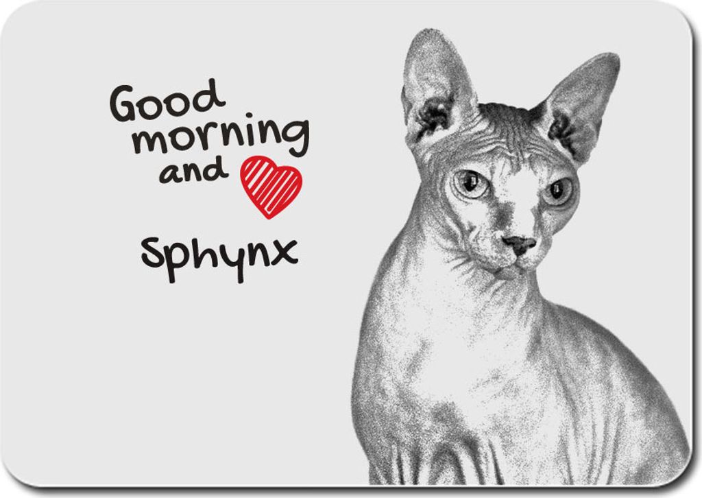 Sphynx - Mauspad mit Druck, personalisiertes Mauspad mit Katze, einzigartiges Gadget für Büroangestellte von Art-Dog.