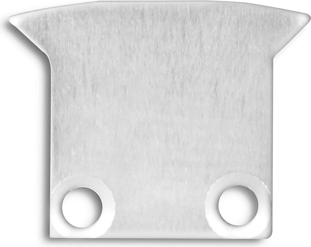 ISOLED Endkappe EC27 Alu für DIVE12 FLAT mit TUNNEL, 2 STK, Produktbild 