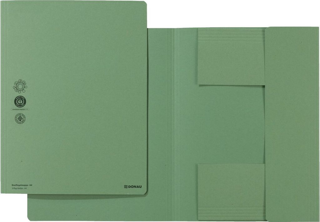 DONAU 8640030-06 Jurismappe, A4, grün