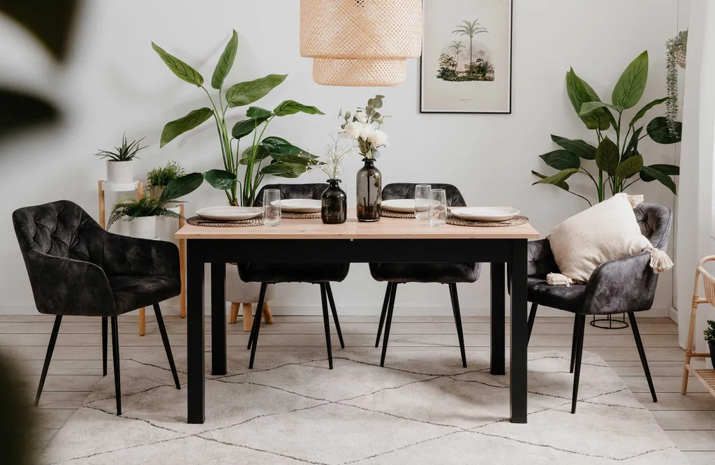 Table à manger COBURG 140 : la solution pour petits espaces et invités - 3