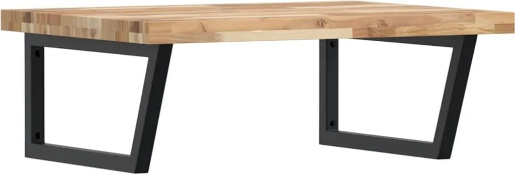 Mensola Portalavabo vidaXL Acacia e Ferro - Arredo Bagno Rustico