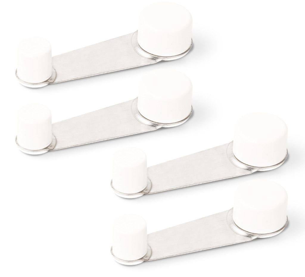 Doppelseitiger, drehbarer Türstopper mit Schrauben, 4er-Set, dämpft das Zuschlagen von Türen, reduziert Lärmbelästigung, schützt Möbel und W...