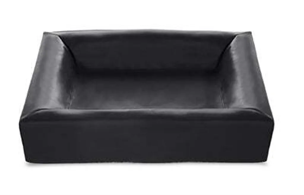 Housse de Protection pour Lit de Chien Bia Bed en Similicuir Noir Souple
