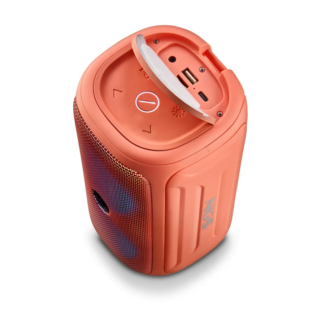 Enceinte Étanche IPX5 NGS Roller Beast 32W avec LED Multicolores
