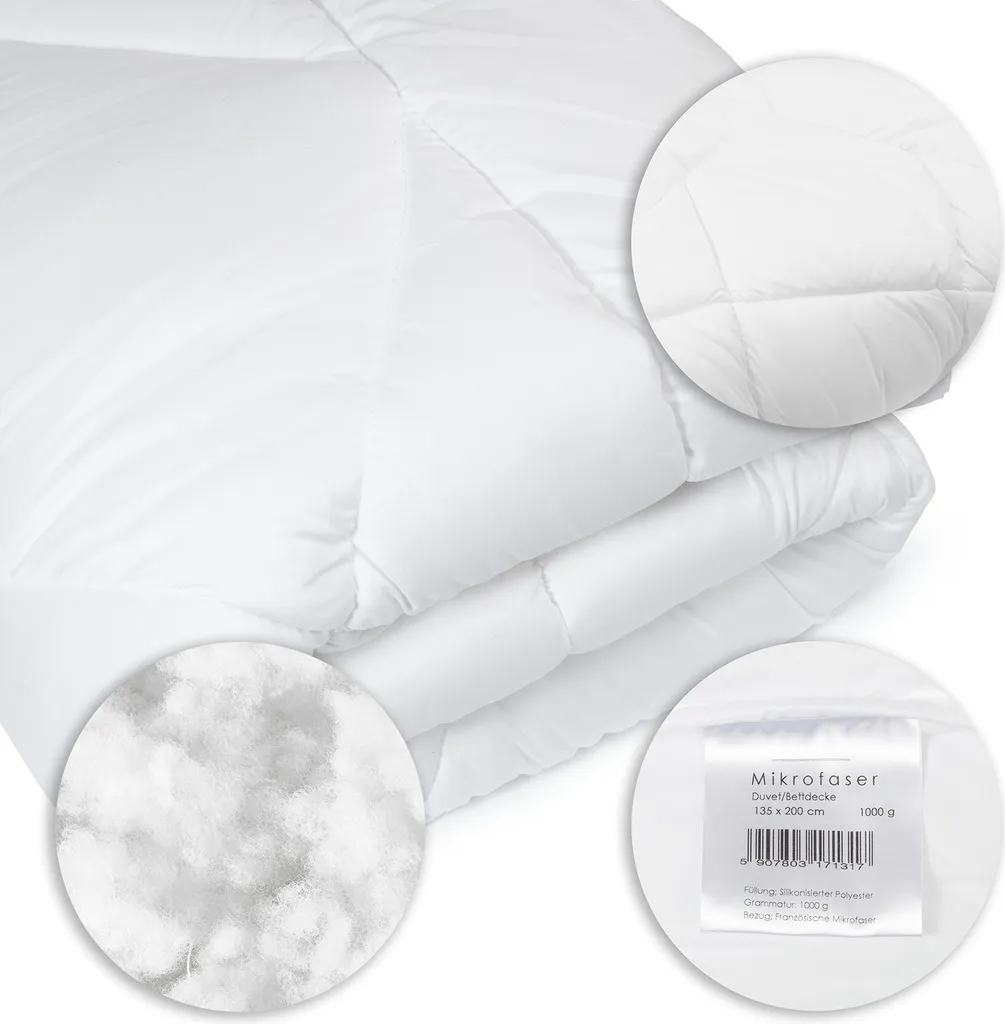 Set Coperte 135x200 per Tutte le Stagioni + Cuscino 50x70 Morbido - 7