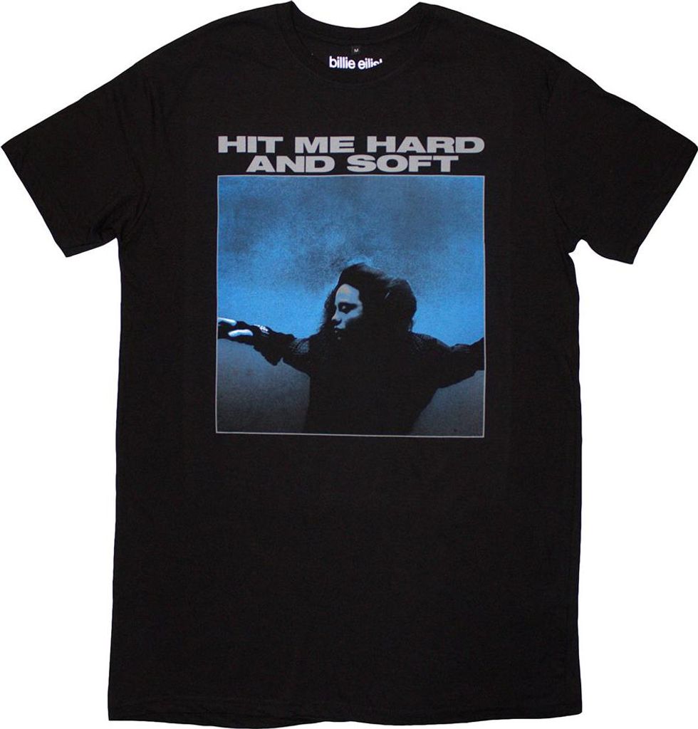 Billie Eilish - "Hit Me Hard And Soft" T-Shirt-Kleid für Damen RO14260 (XXL) (Schwarz)