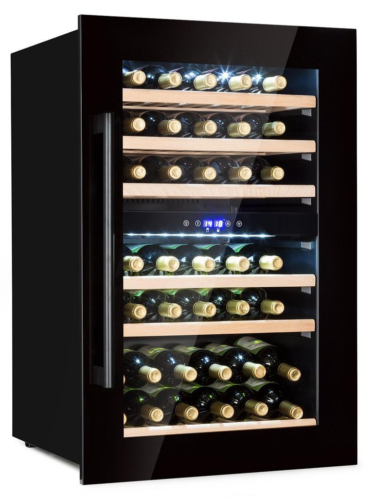 Klarstein vinotéka, 2 zóny, 132L, vestavná, slim, skleněné Obrázek produktu 