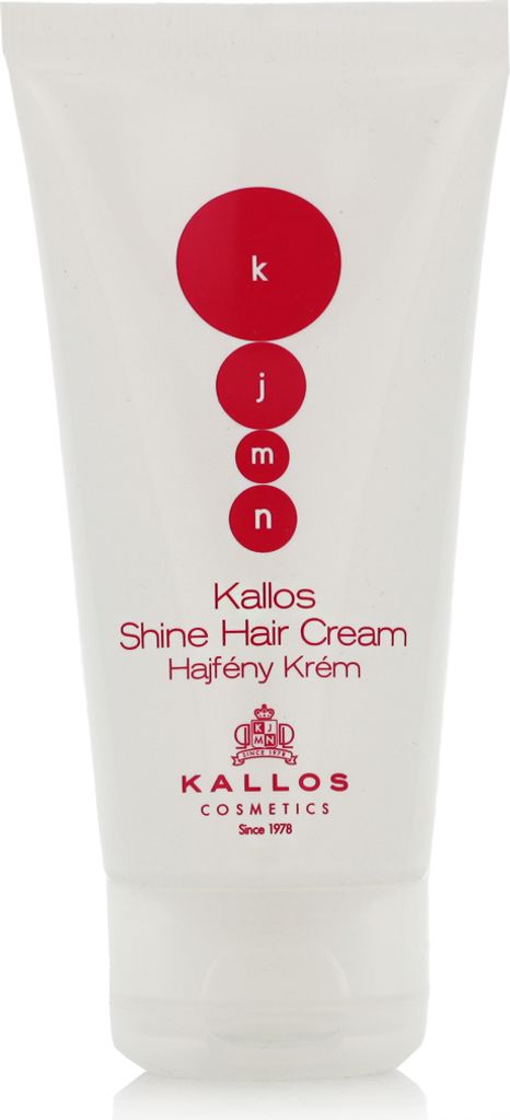 Kallos KJMN Shine Hair Cream 50ml, Haarcreme, Frauen, trockenes Haar, 50 ml, Hitzeschutz, Schutz, Glanz, Tube