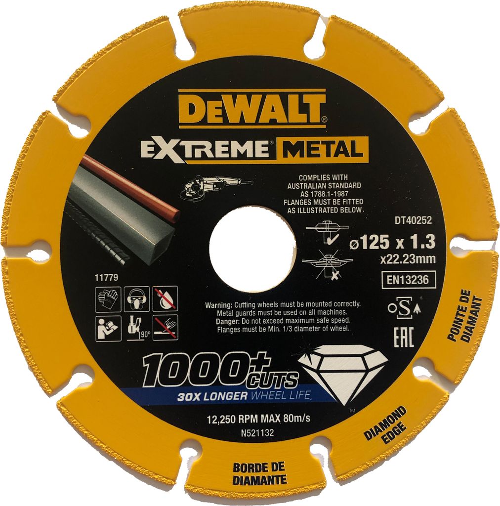 DEWALT Diamanttrennscheibe 125x1.3mm Zdjęcie produktu 