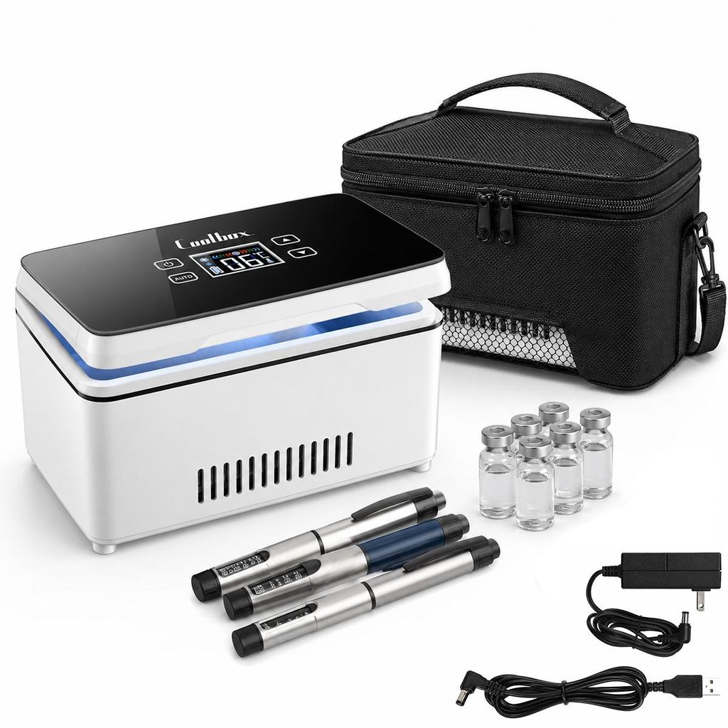 Tragbarer Insulin Kühler, USB Mini Medikamenten Kühlbox, Produktbild 