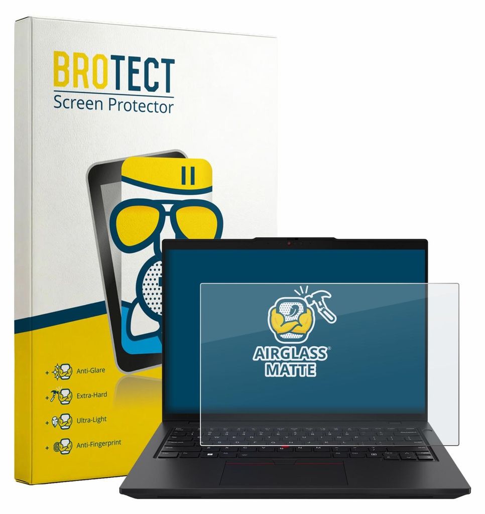 BROTECT Entspiegelungs Schutzglas für Lenovo ThinkPad L14 Gen 7 Schutzfolie Panzer Folie Glas Display Schutz matt