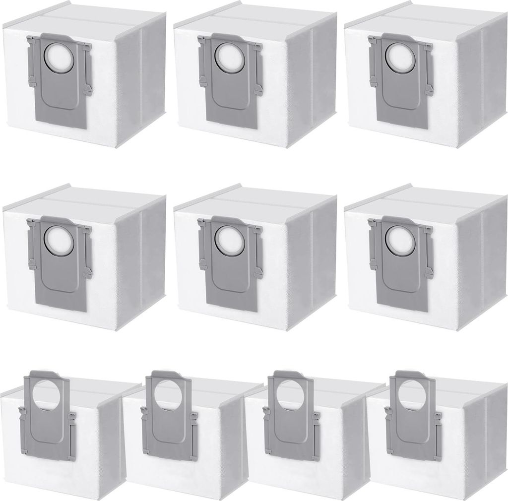 DOBIGER 10 Stück Staubbeutel Kompatibel mit Roborock S8+/ S8 Pro Ultra/ S7 MaxV Ultra/ S7 Pro Ultra/ Q7+/ Q7 Max+/ Q5+ Staubsauger Absaugstation, ...