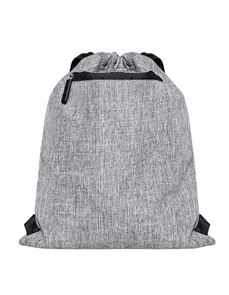 Sacca Sportiva in Poliestere 600D bags2GO Miami DTG-15391 Grigio