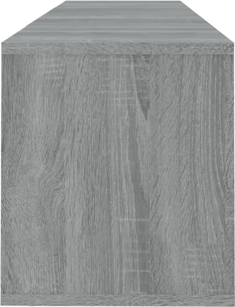 Meuble TV compact gris sonoma pour organiser vos câbles et décodeurs