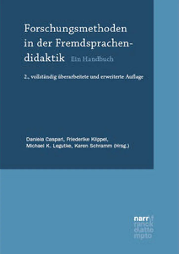 Manuel de recherche didactique des langues étrangères en allemand