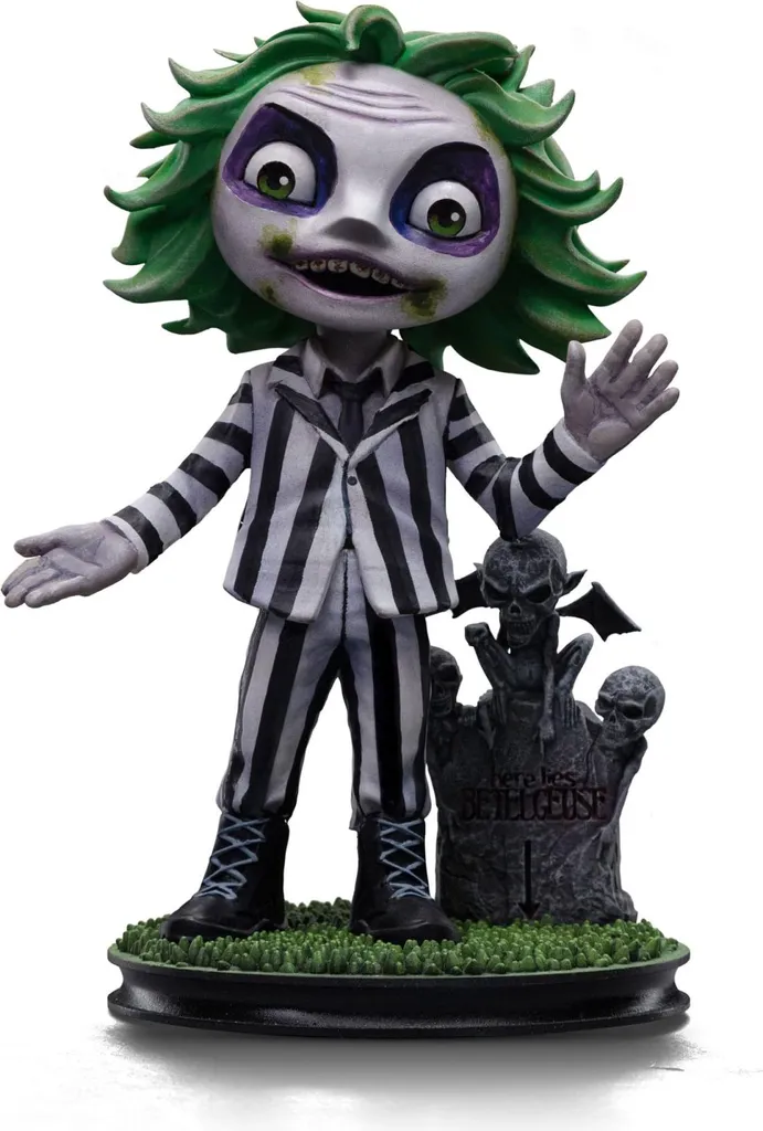 Statuette Beetlejuice de Collection 14 cm - Figurine de Cinéma Fantastique