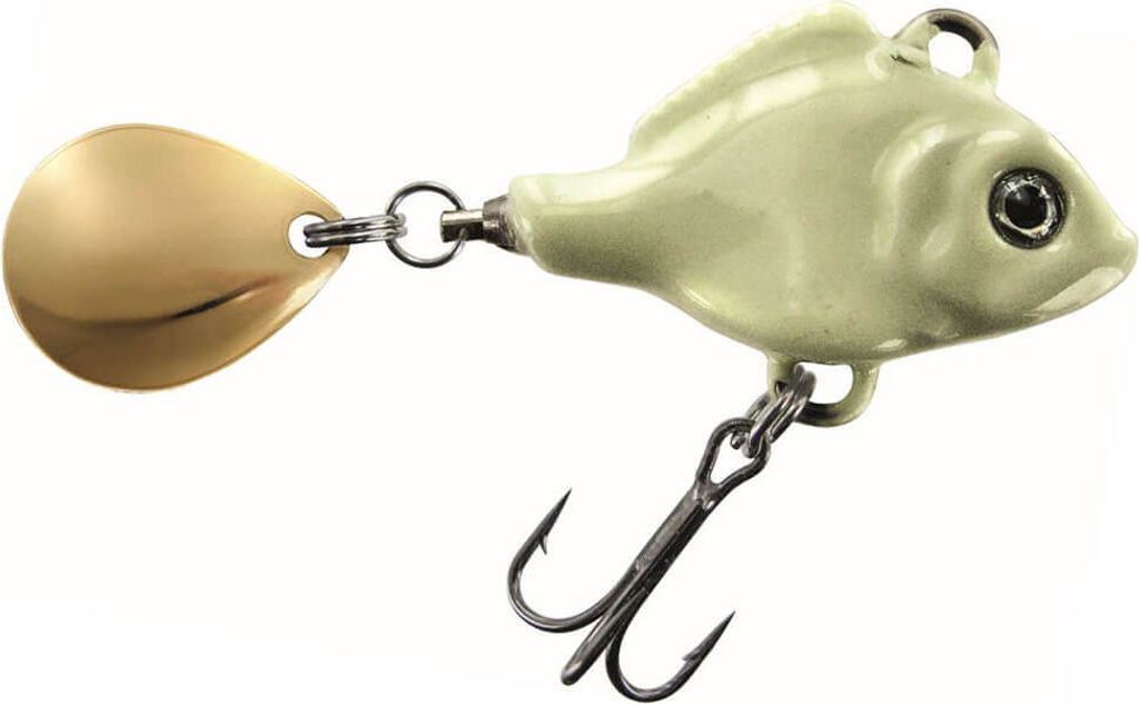 Jenzi Spinner Jig Lead Head Bleikopf 3,5cm 21g Bone