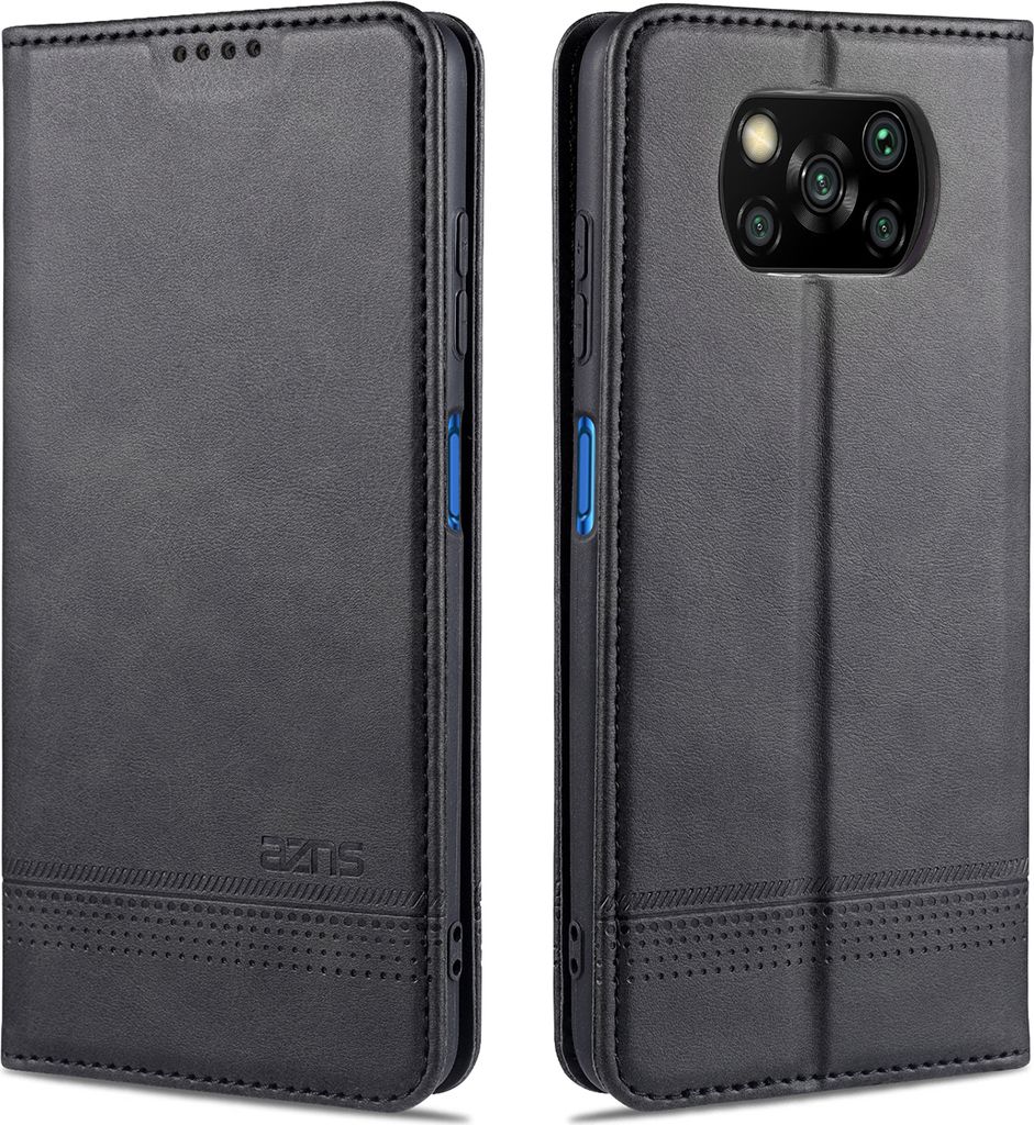 LaimTop LederHülle für Xiaomi Poco X3, Klapphüllen Produktbild 